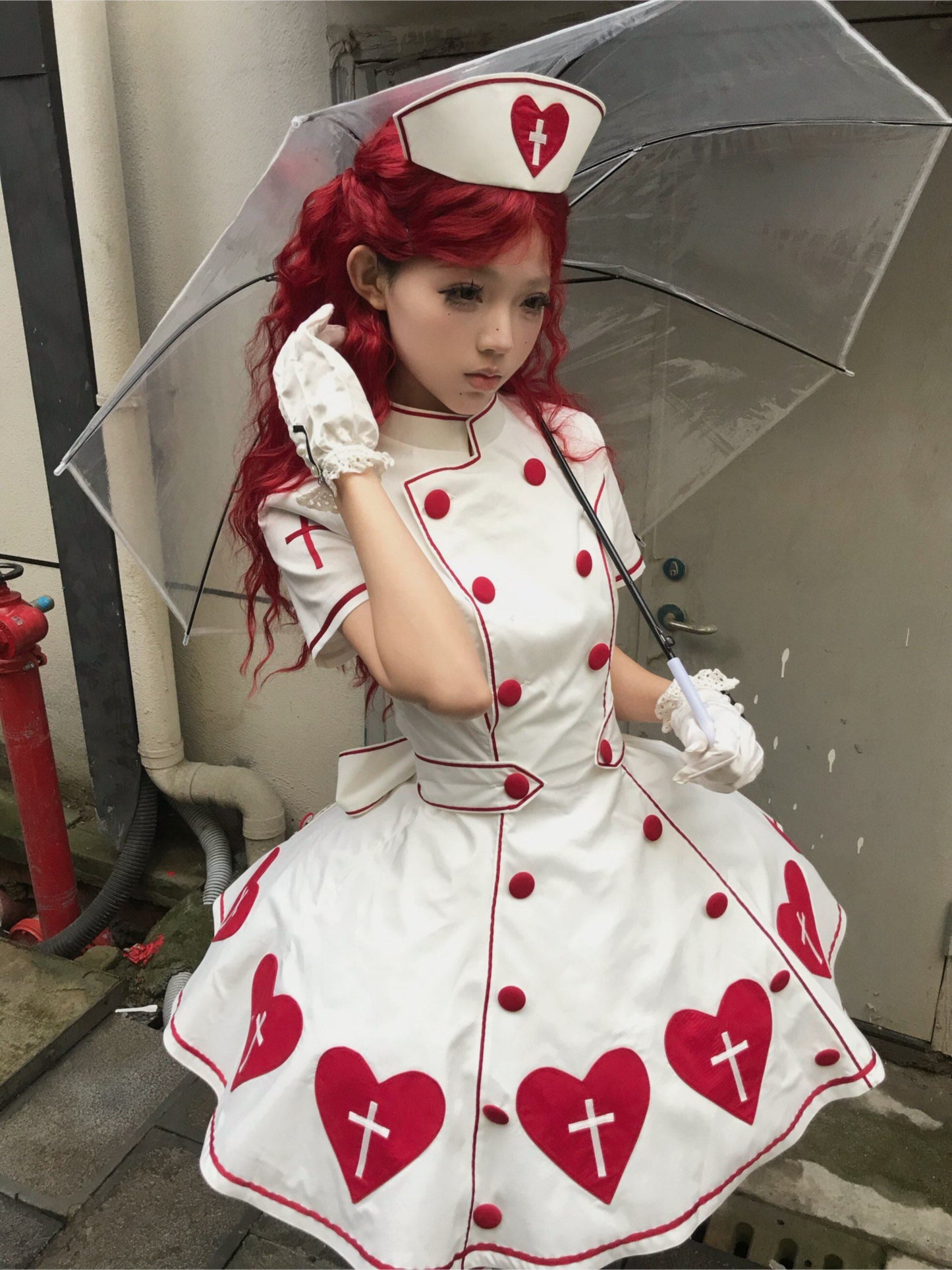 [pre-order Deadline: May 4] Heart Cross Nurse Cosplay Lolita Series Nurse Hat
