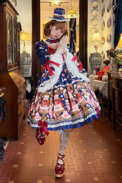 [pre-order Deadline: April 26] Retro Romance Sweet Lolita Ribbon Cake Print Series Accessories