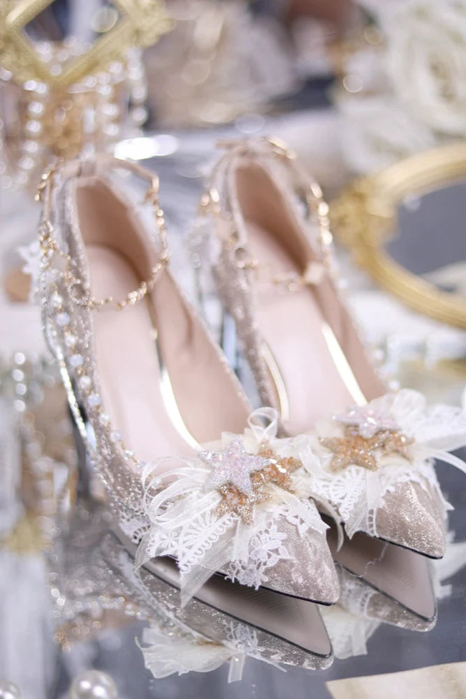 Shiny Wedding Shoes