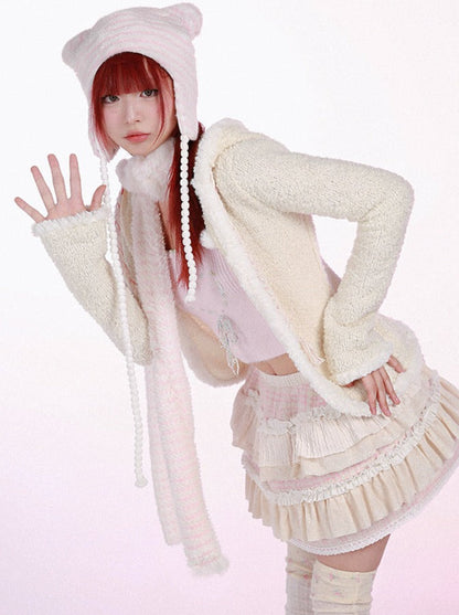 Snow Bear Border Knit