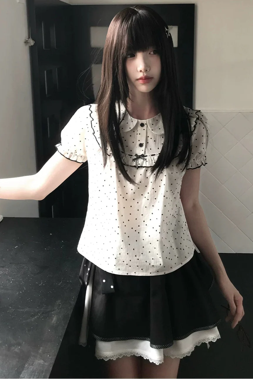 Polka Dot Doll Top + Skirt