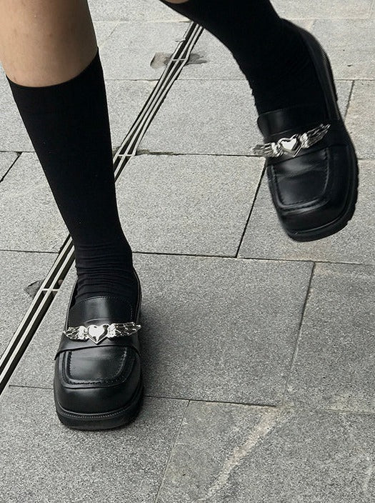 Heart Angel College Single Shoes