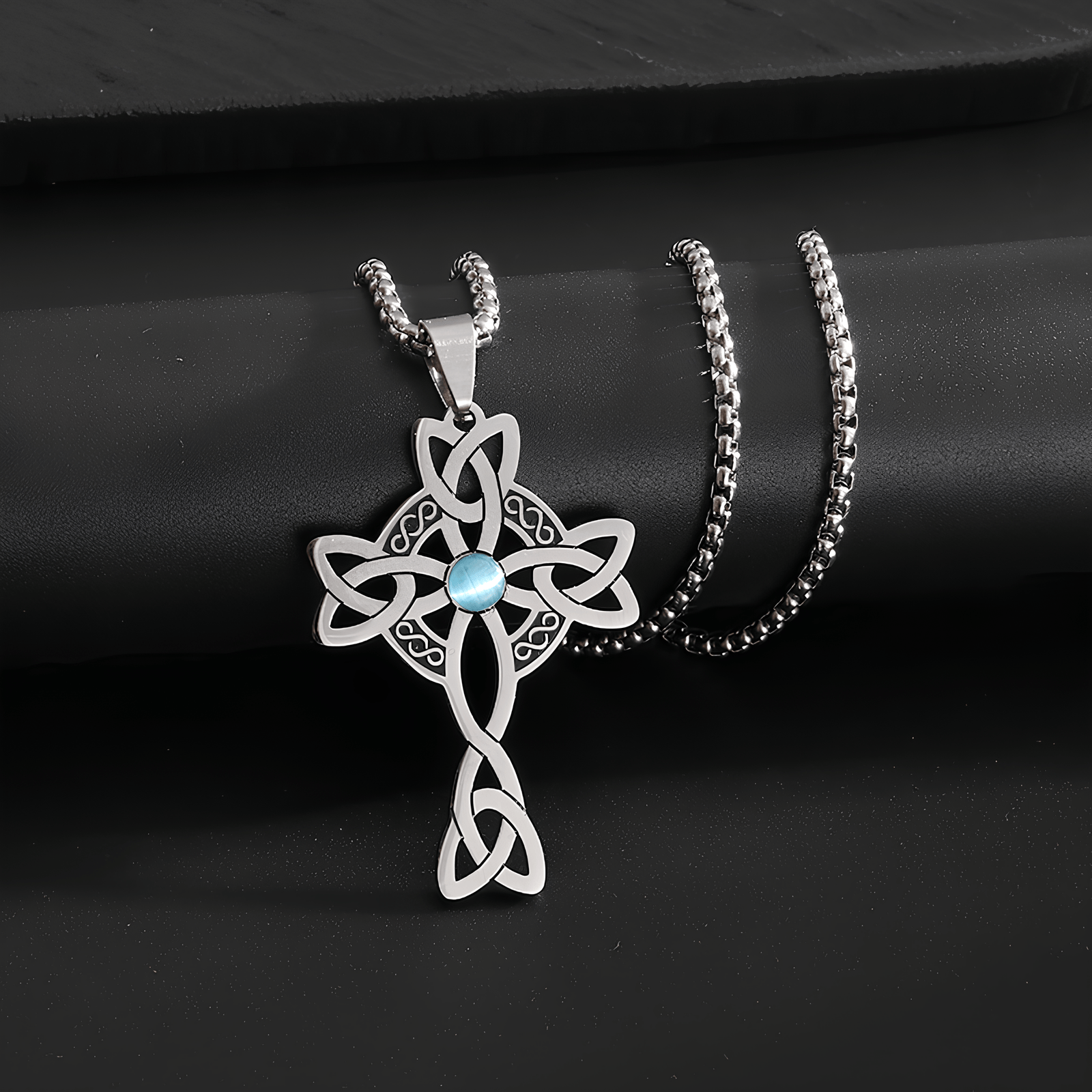 Four Realms Celtic Cross Necklace