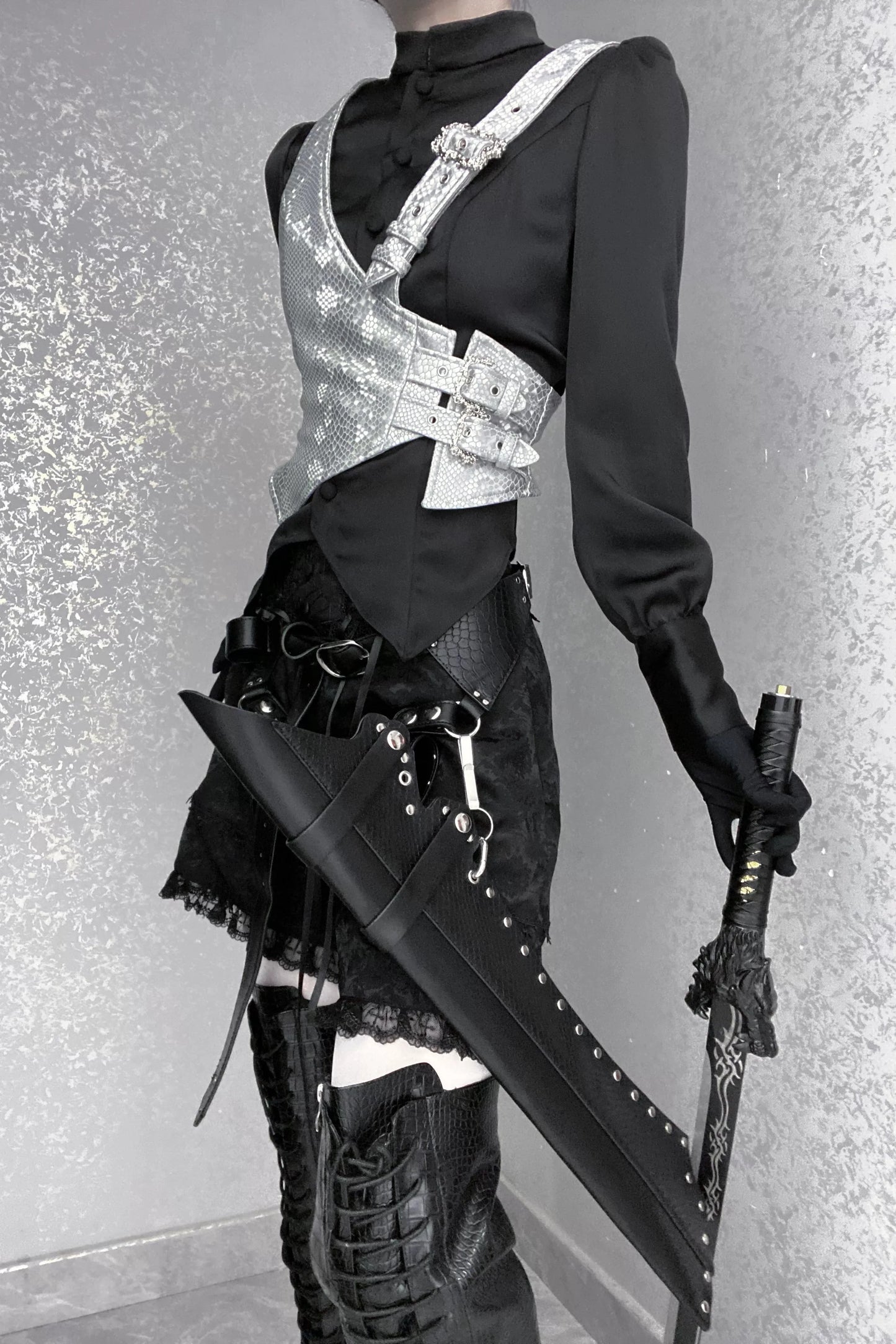 Irregular Gothic Steampunk Vest