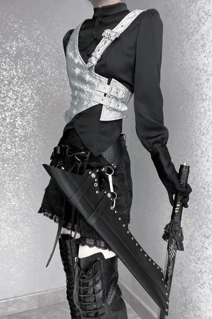 Irregular Gothic Steampunk Vest
