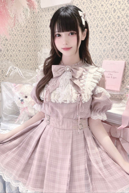 [pre-order] Sweet Plaid Sweet Girly Dress