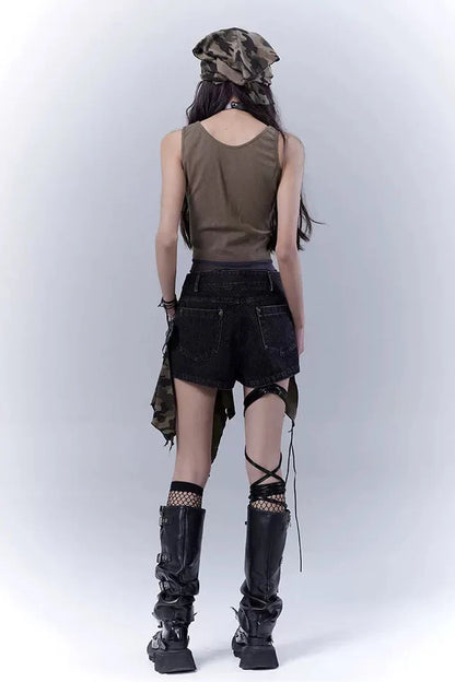 Parallel Wasteland Printed Top