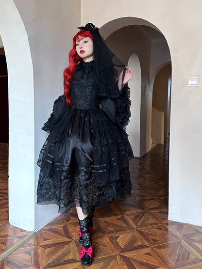 Summer Tiered Lolita Dress + Lolita Jumper Skirt