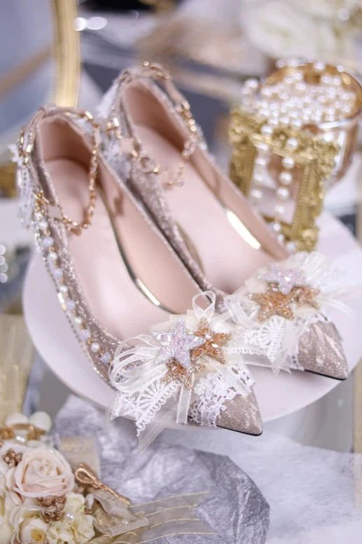 Shiny Wedding Shoes