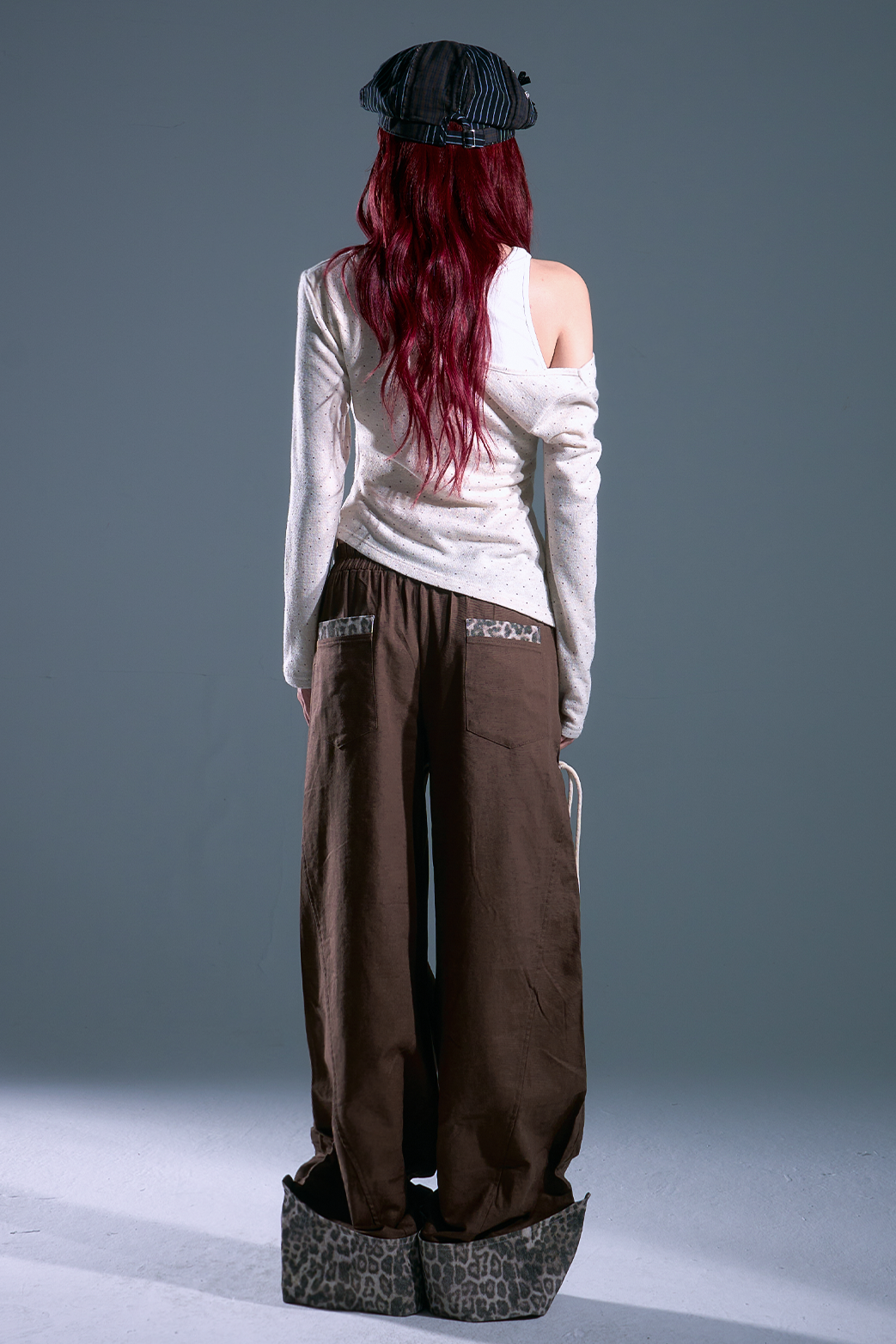 Punk Dot Lost Garden Asymmetric Top