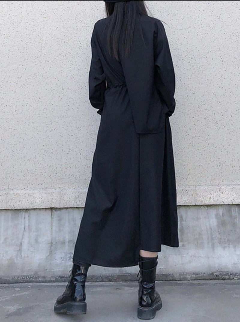 Mode Asymmetric Fake Two Piece Dress