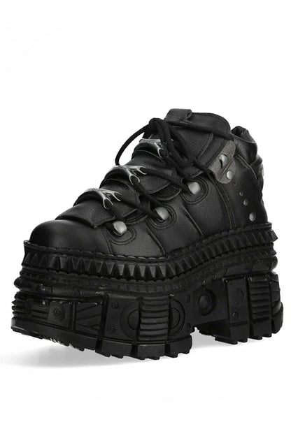 Y2k Dark Mode Design Platform Sneakers