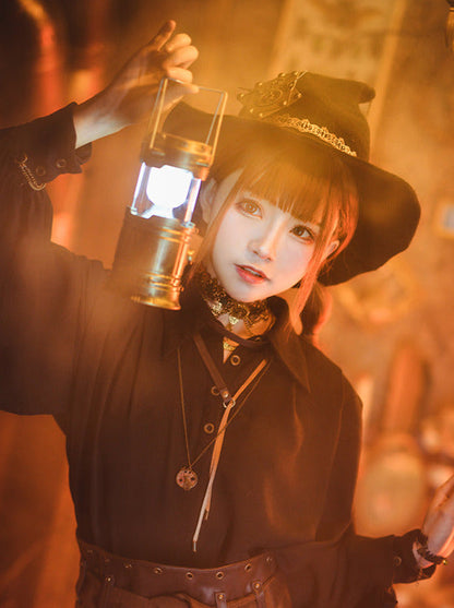 Steampunk Halloween Wizard Hat Witch's Hat