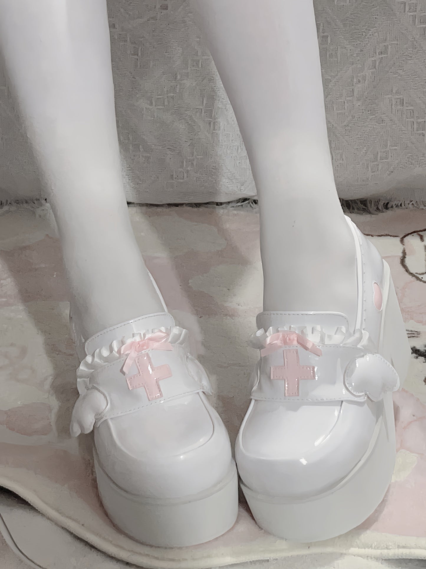 [angel Style] Medical Lace Platform Shoes
