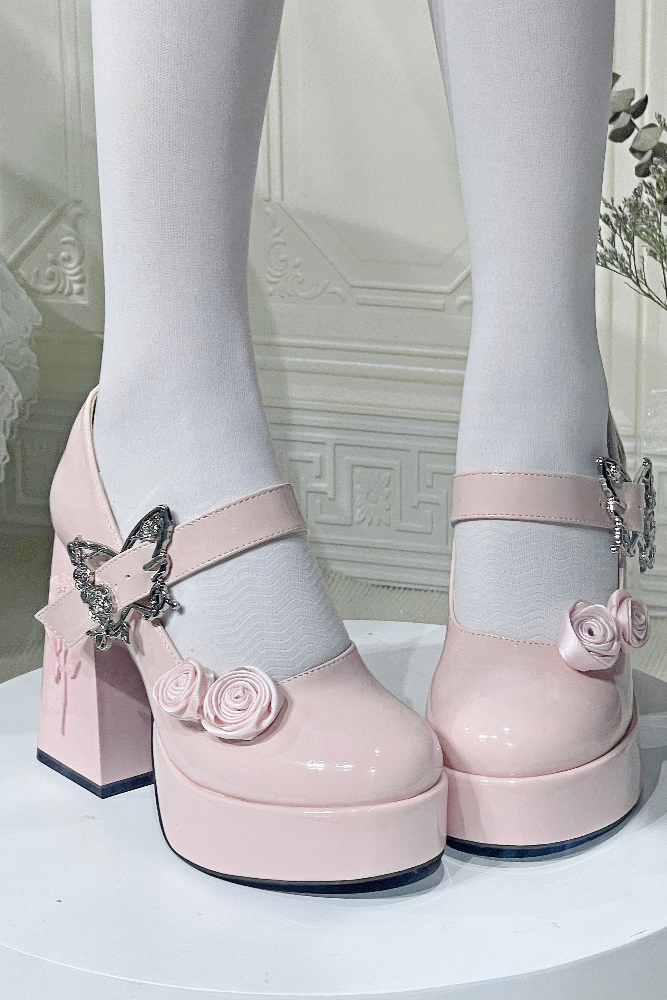 Floating Dreamland Platform Block Heels