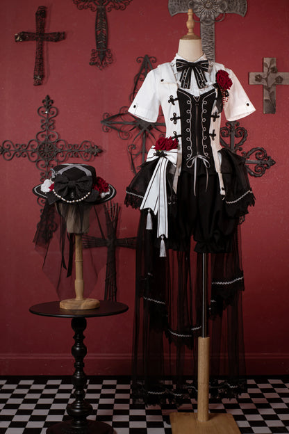 Dark Rose Gothic Princess Lolita Set + Dark Rose Gothic Prince Lolita Set