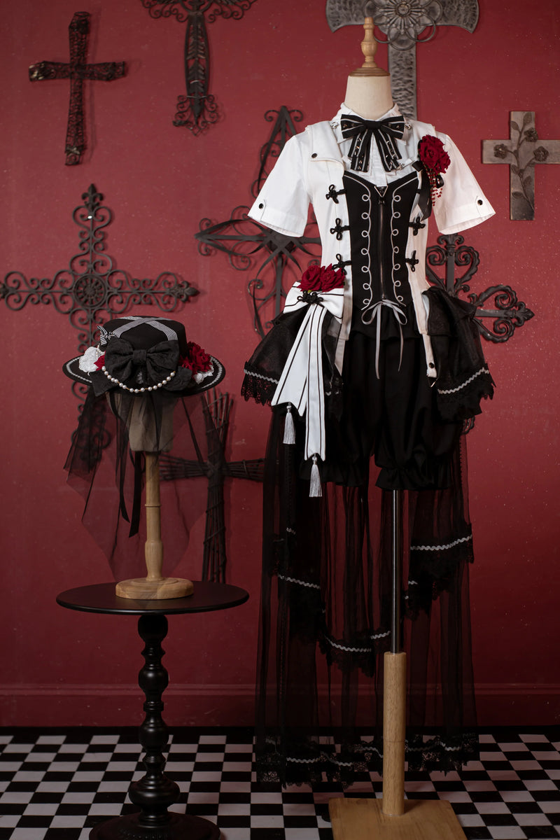 Dark Rose Gothic Princess Lolita Set + Dark Rose Gothic Prince Lolita Set