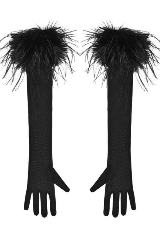 [pre-order] Snake Eyeshadow Dark Mode Dress + Mesh Gloves
