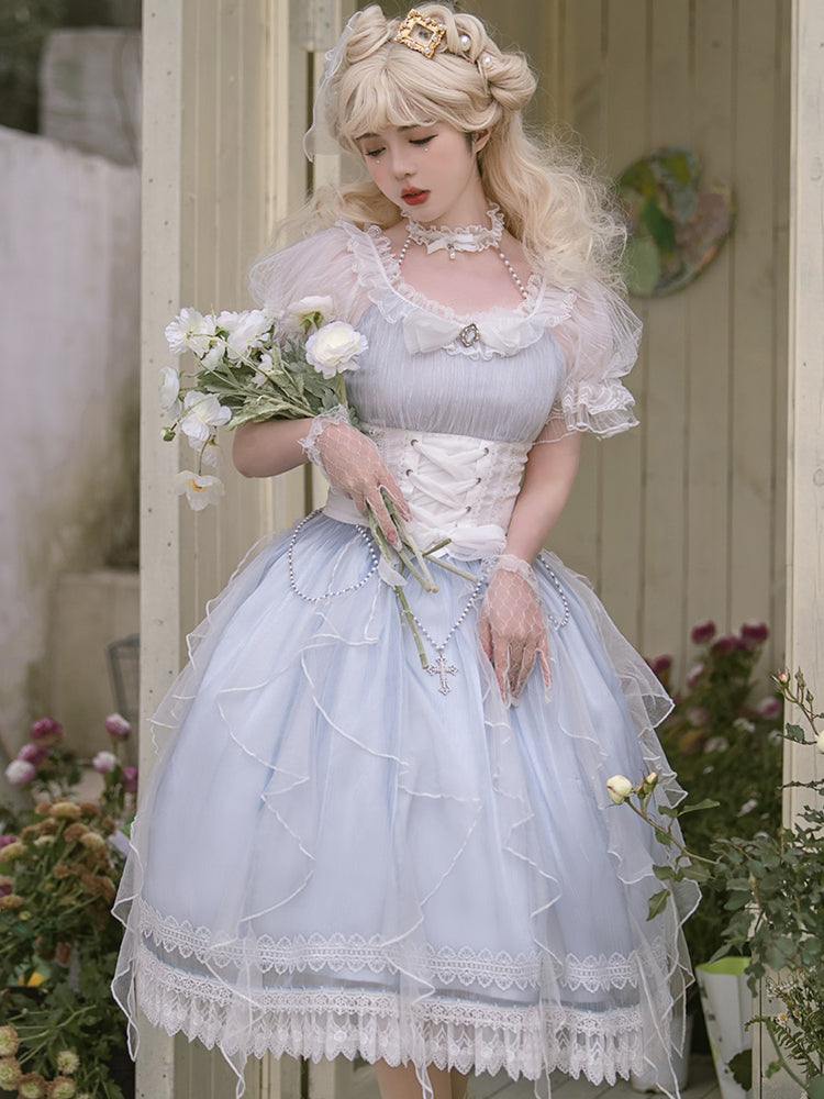Princess Flower Wedding Tea Party Dress