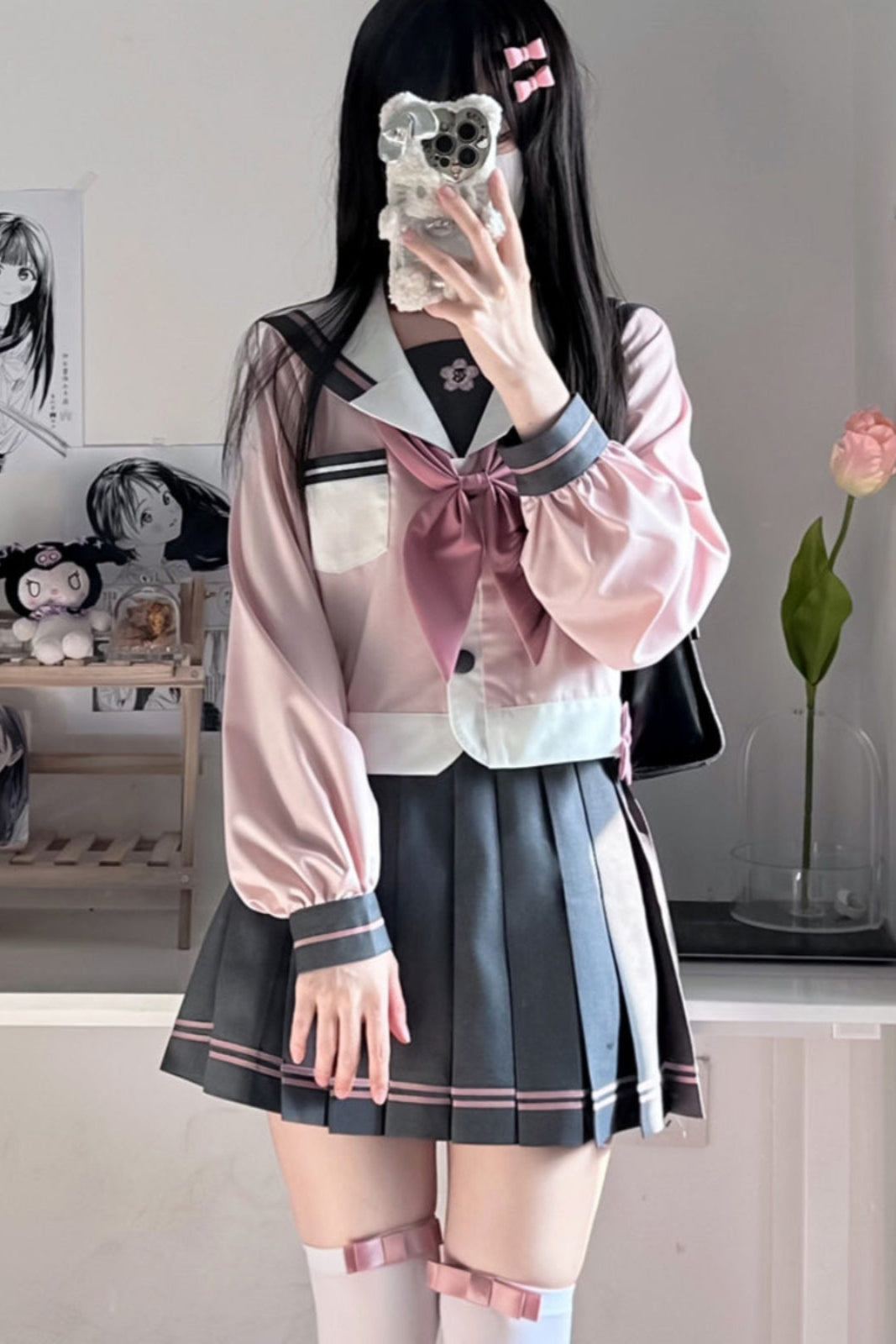 Sakura Color Heroine Sailor Suit