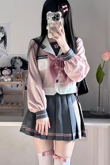 Sakura Color Heroine Sailor Suit