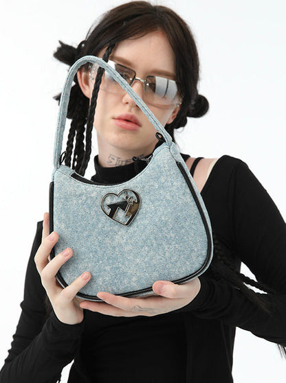Y2k Original Hobo American Retro Old Denim Bag