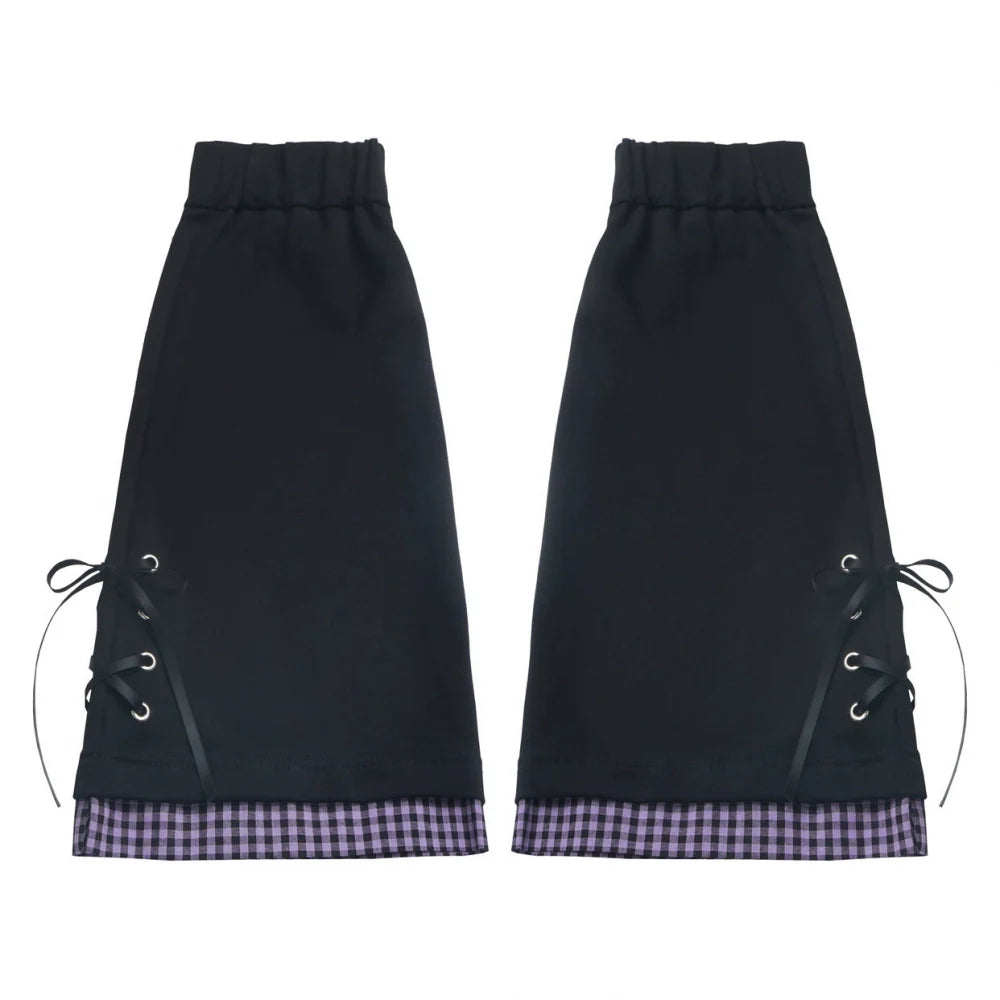 Academy Purple Hooded Sweatshirt + Tops + Skirt + Pants + Leg Cover