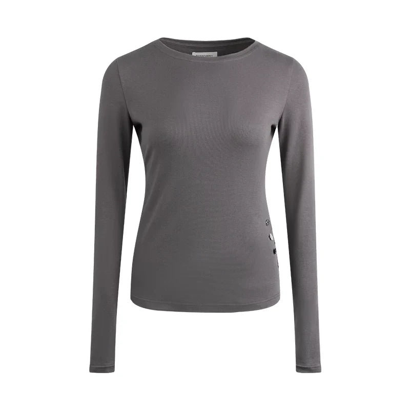 Y2k Button Layered Top