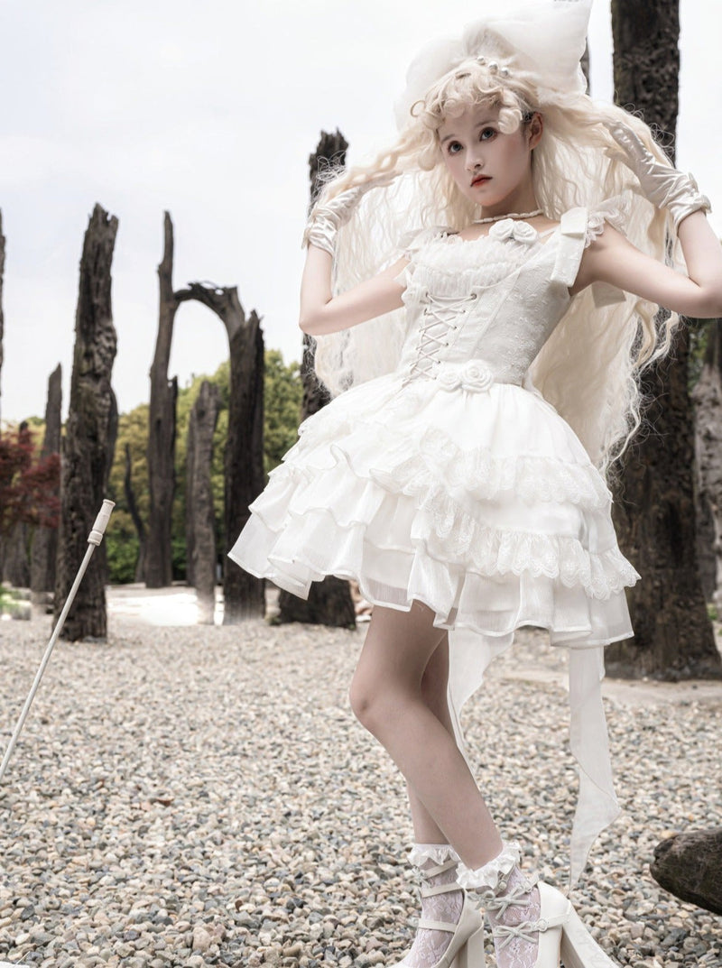 Wedding Rose Short Dress