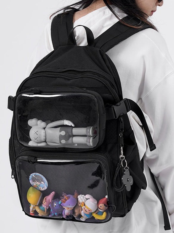 Clear Bag Backpack Style Ita Bag