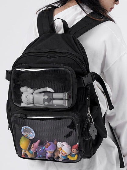 Clear Bag Backpack Style Ita Bag