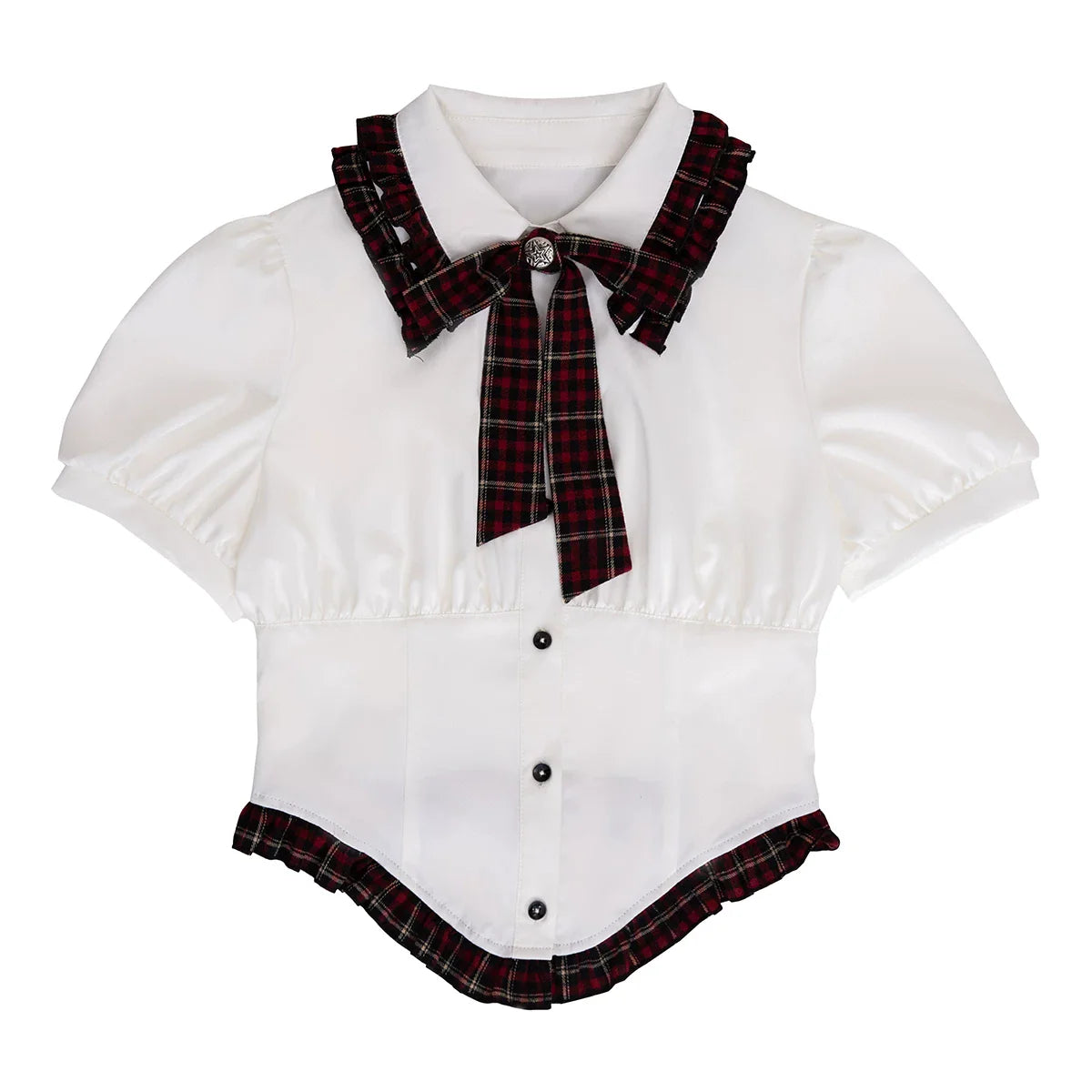 Gothic Academy Idol Lolita Strap Skirt + Shirt + Sleeves