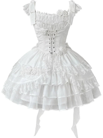 Wedding Rose Short Dress