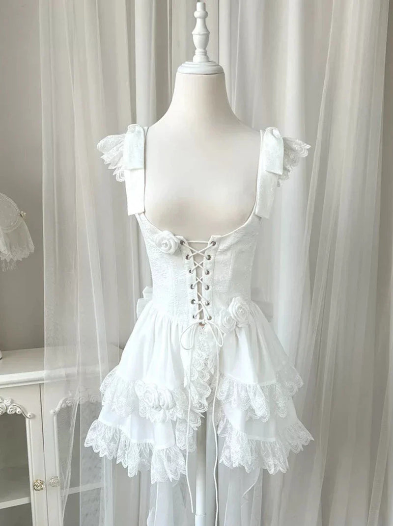 Wedding Rose Short Dress