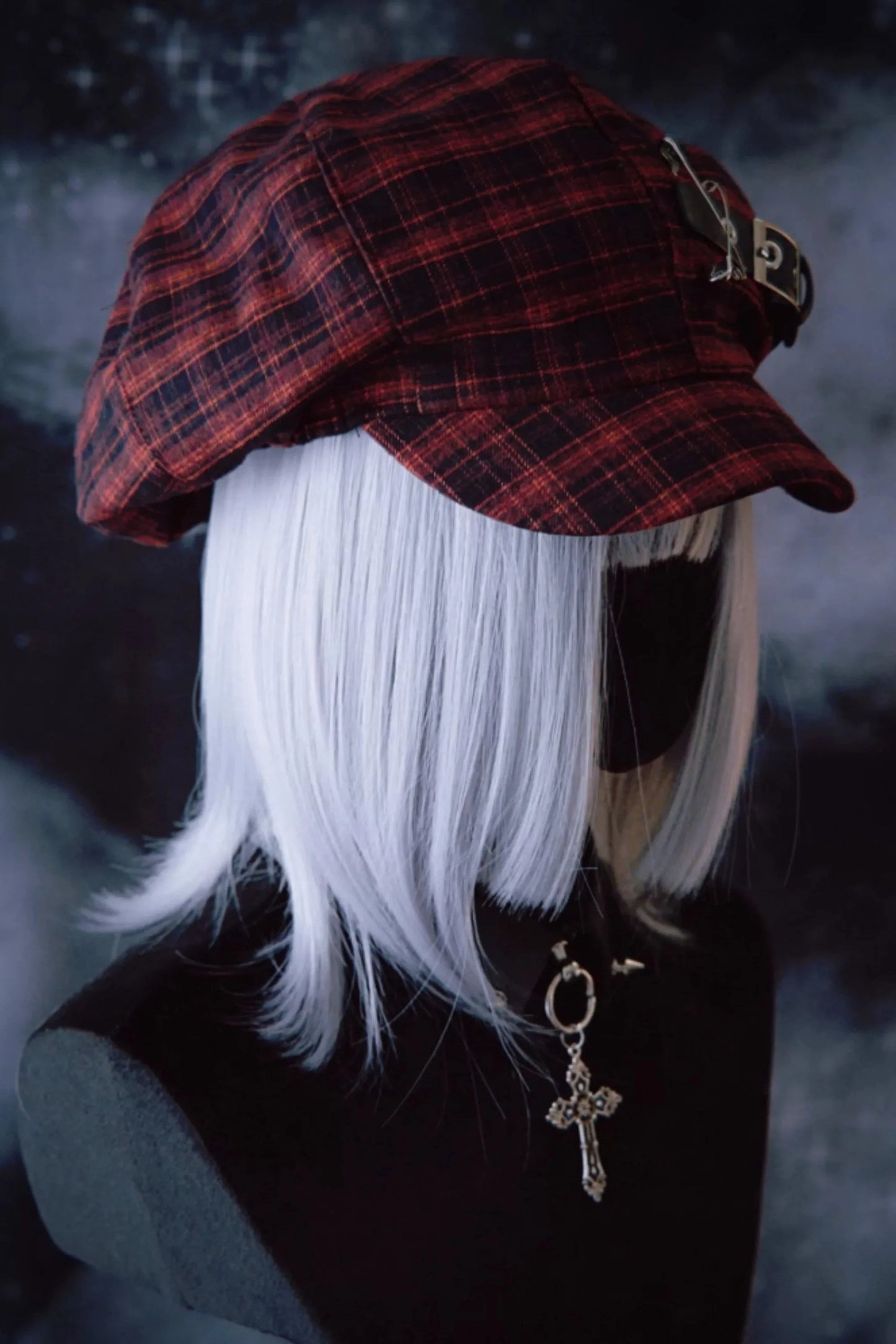 Checked Cloud Hat