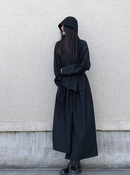 Mode Asymmetric Fake Two Piece Dress