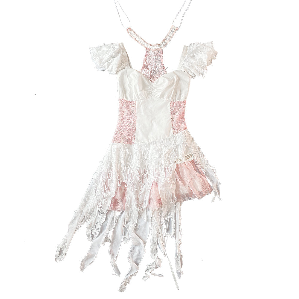 Subculture Angel Lace Short Skirt Dress