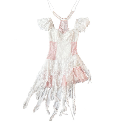 Subculture Angel Lace Short Skirt Dress