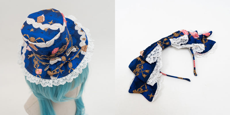 [pre-order Deadline: April 26] Retro Romance Sweet Lolita Ribbon Cake Print Series Accessories