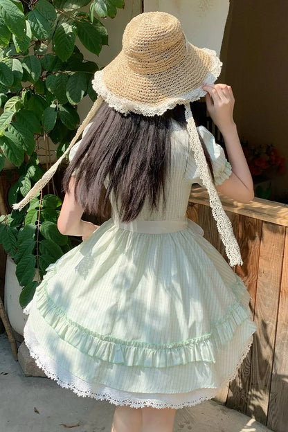 Lace Trim Sweet Dress