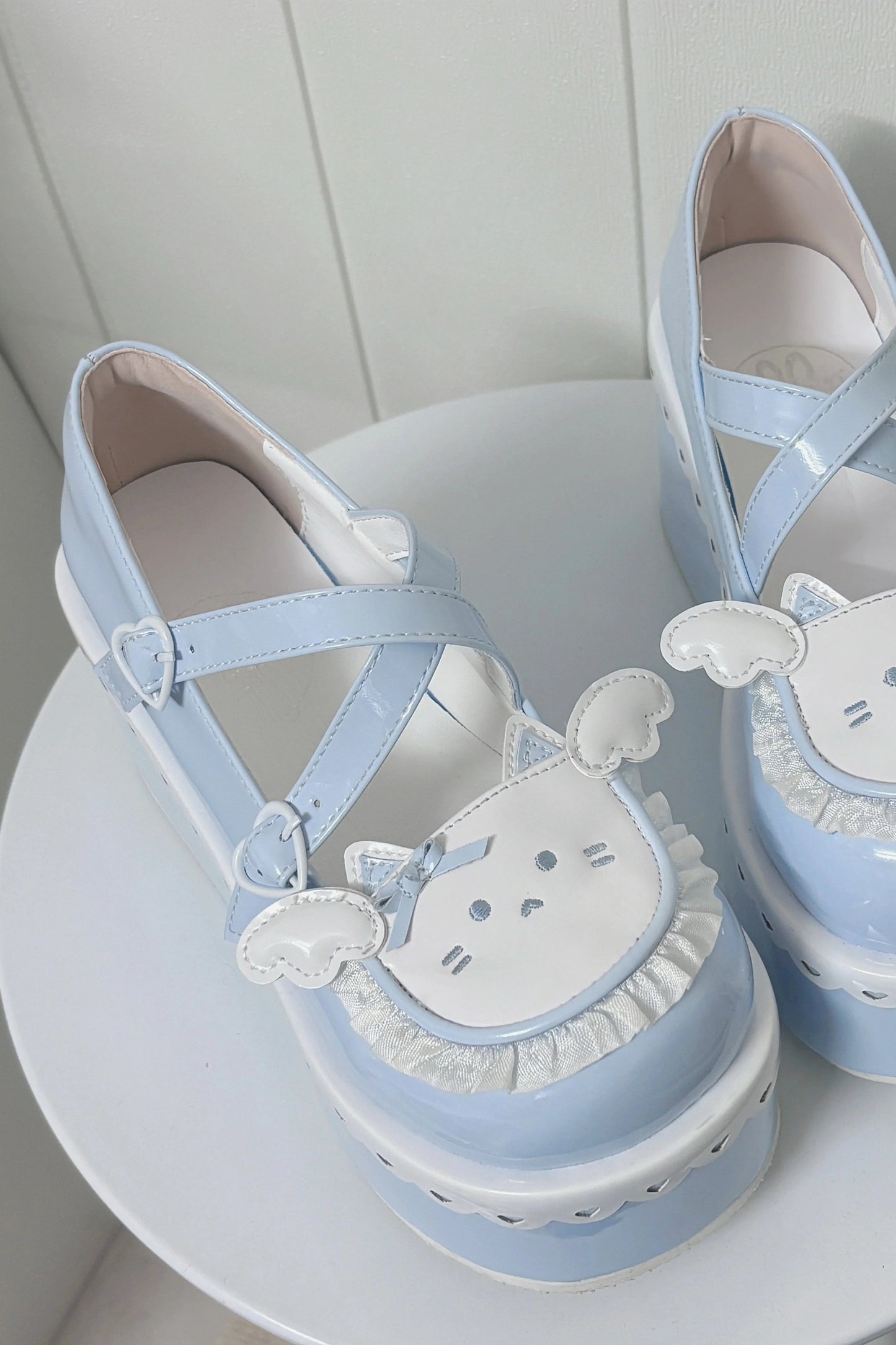 Meow Fray Animal Platform Shoes