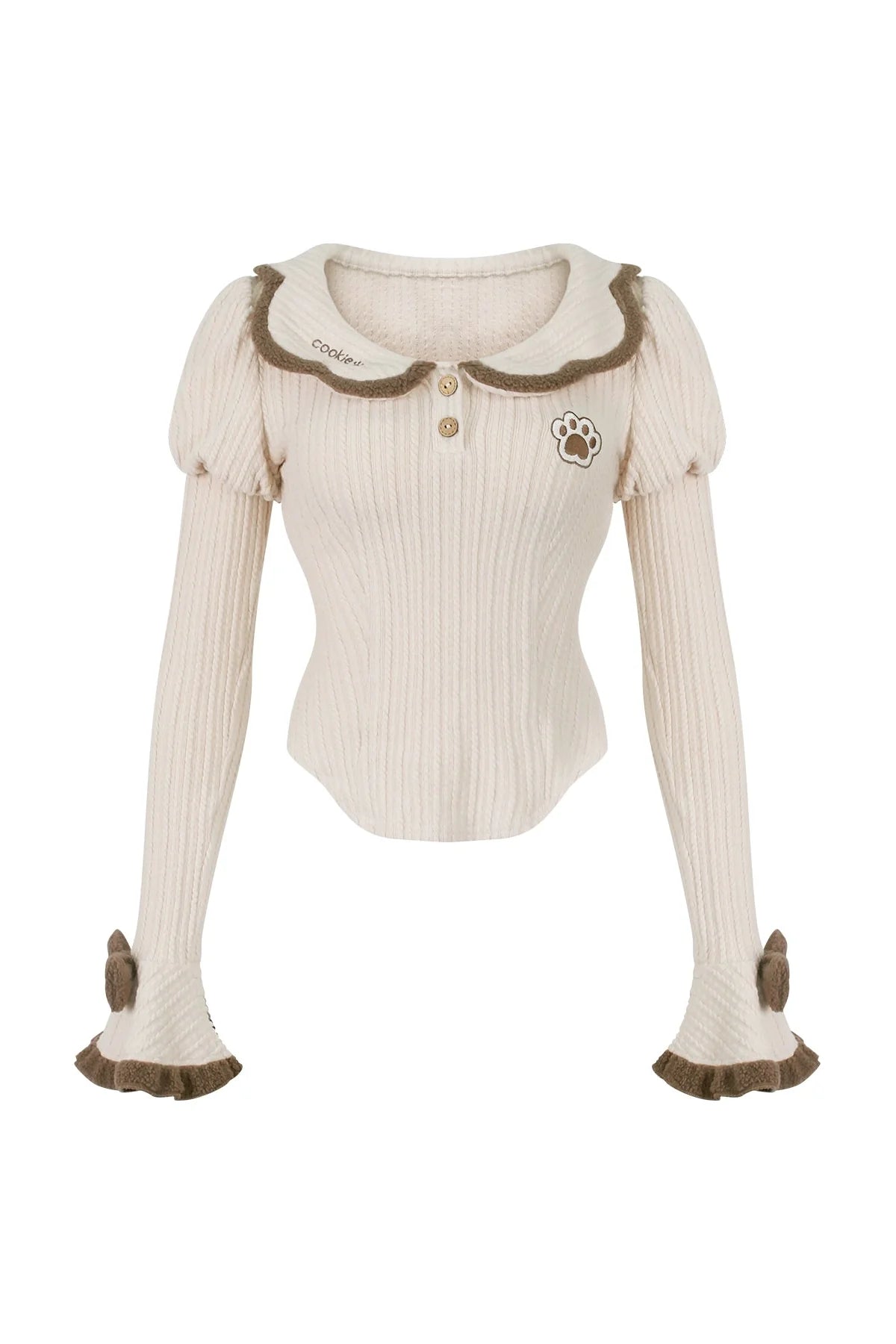 Bear Cake House Knit Top + Bear Suspender Pants + Bear Plush Jacket