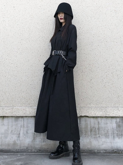 Black Dress Niche Design Regular Skirt