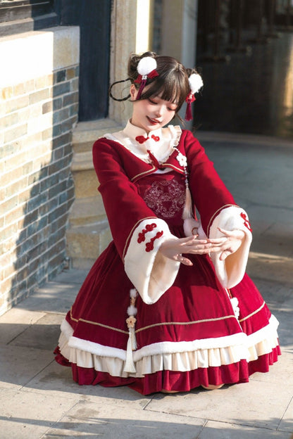 New Year Chinese-style Lolita Dress Set