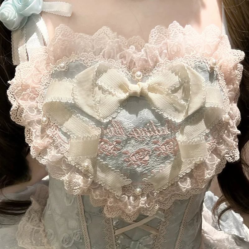[pre-order] Candy Color Dreamy Doll Lolita Dress + Hair Accessories