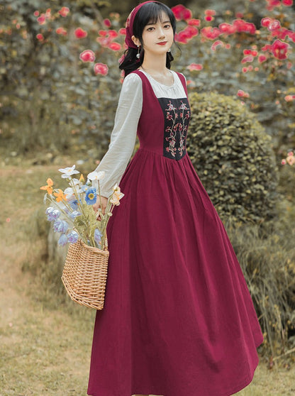 Two Piece Paneled Country Dress