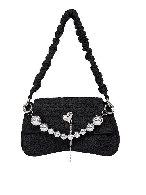 2-way Cross Chain Shirring Bag