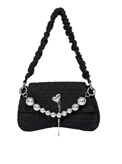 2-way Cross Chain Shirring Bag