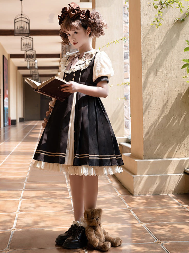Chocolate Girly Retro Lolita Dress