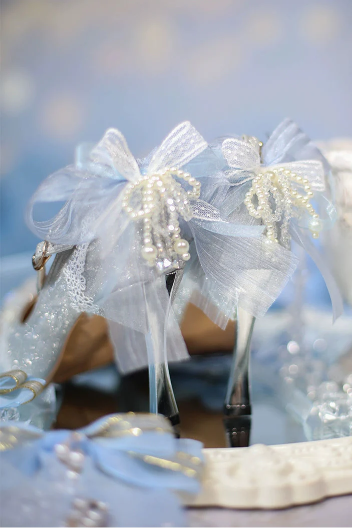 Streamer Ode Glitter High Heels
